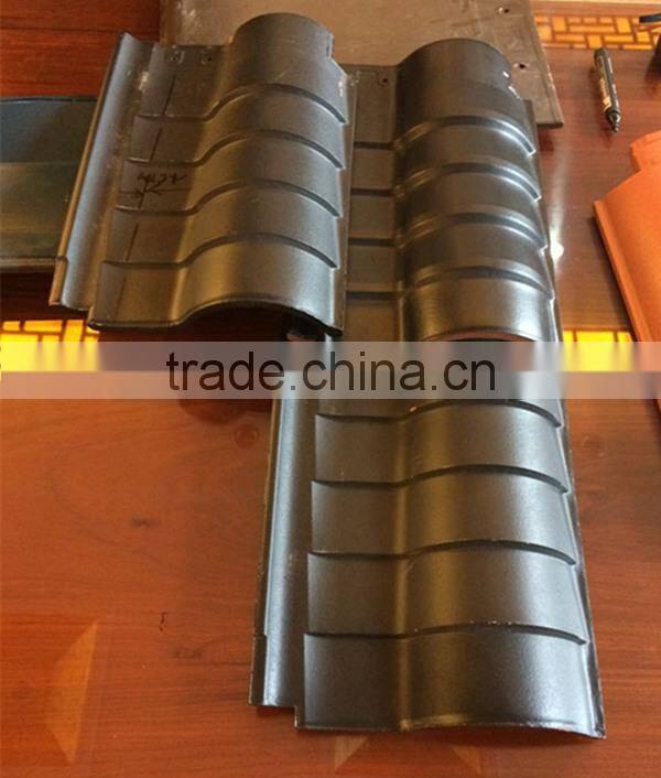 China new technology archaize refractory clay roof tile, bent clay roofing tile