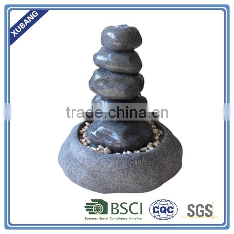 Japanese pebble stone water fountain china wholesale indoor fountain