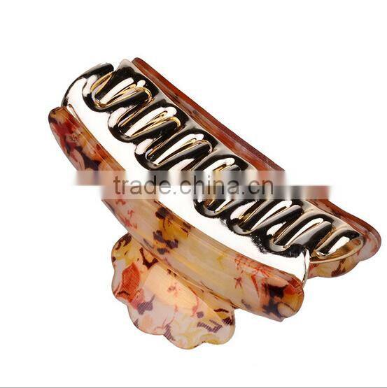 acrylic decorative hair claw