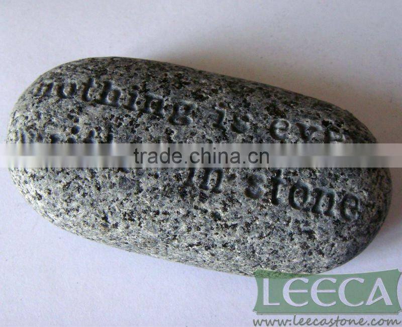 Fan shaped granite memory stone facing stone