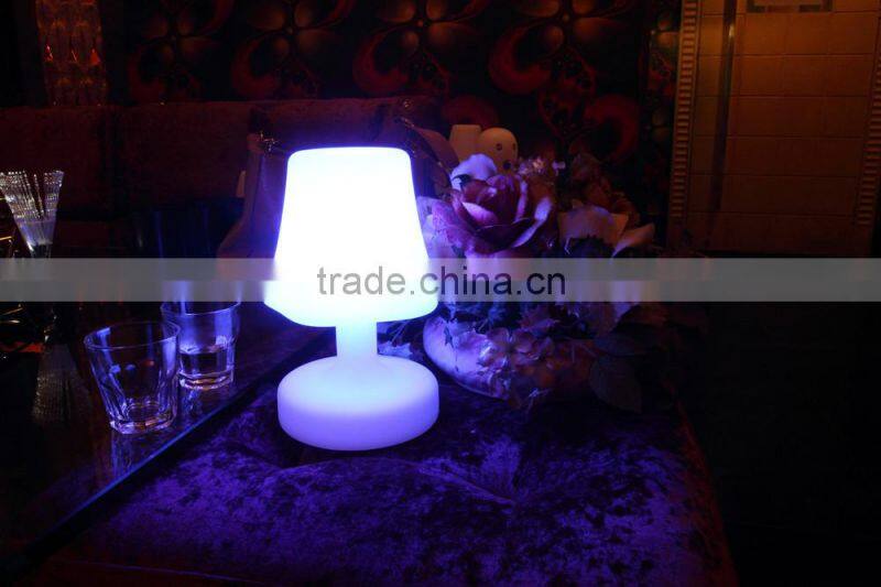 Remote control night light rechargeable battery led table lamp