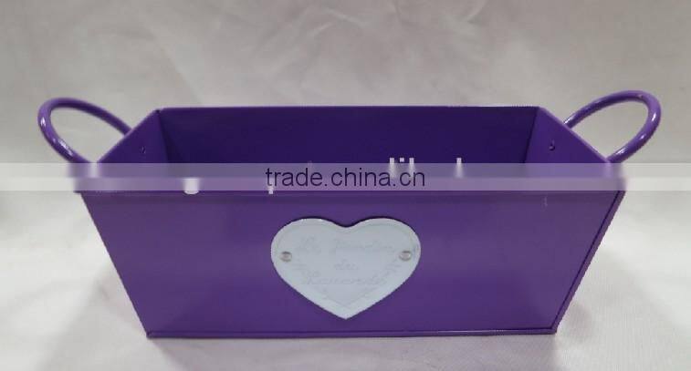 plant zinc pot/planter