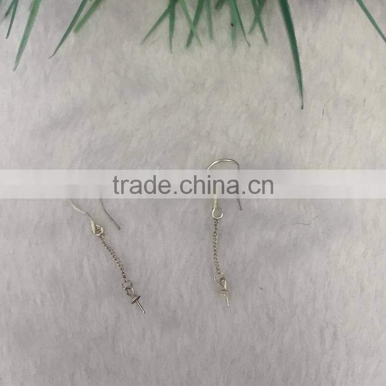 40mm 925 sterling silver jewellery earring components