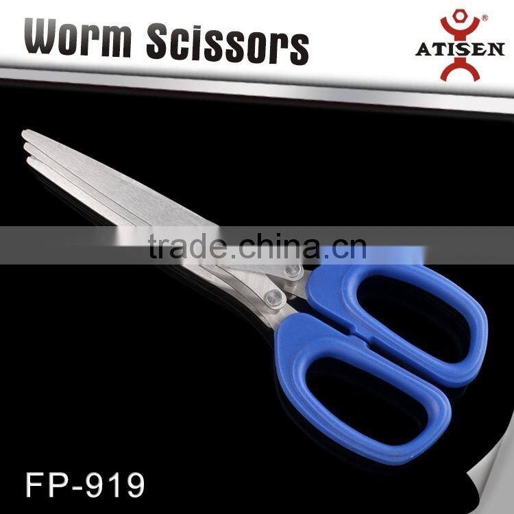 2017 New Style stainless steel Worm scissors FP-919