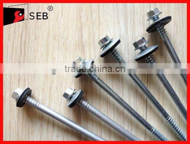 DIN7504 K Hexgonal Washer Head Drilling Screw with EPDM washer