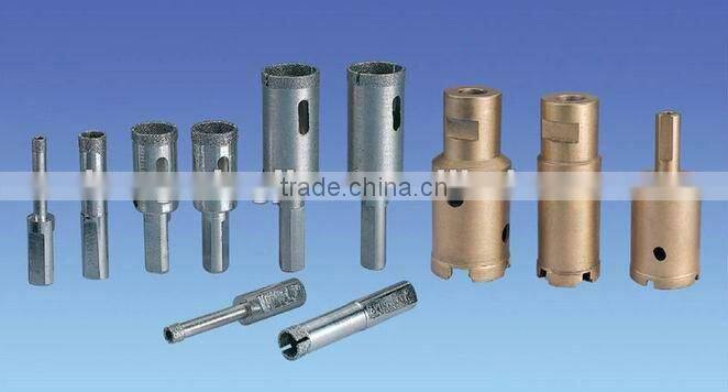 fine steel and diamond straight shank chamfering drill bit