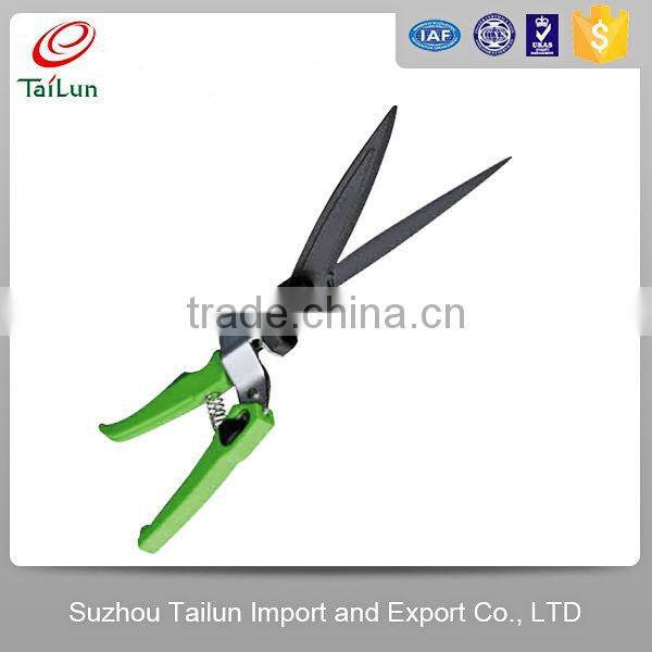 180 Degree Rotating garden pruning grass shear/carbon steel scissor