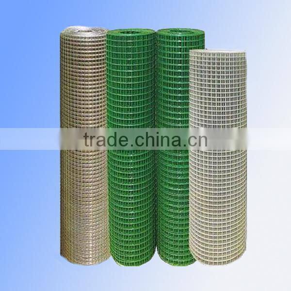 galvanized welded wire mesh/pvc coated welded wire mesh