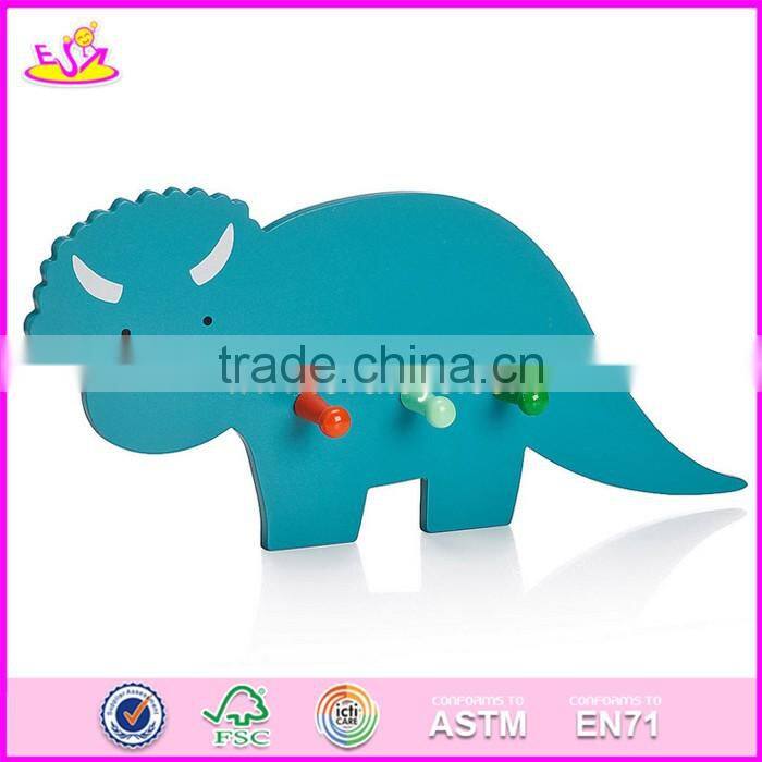 2017 New design cartoon wooden boys wall clock W09D025