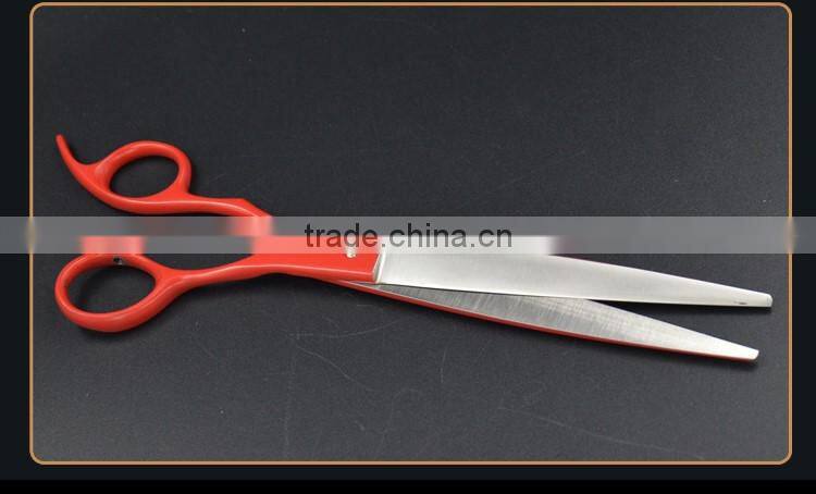 QJ-JP44 red pet grooming scissors, high quality dog cleaning grooming scissors