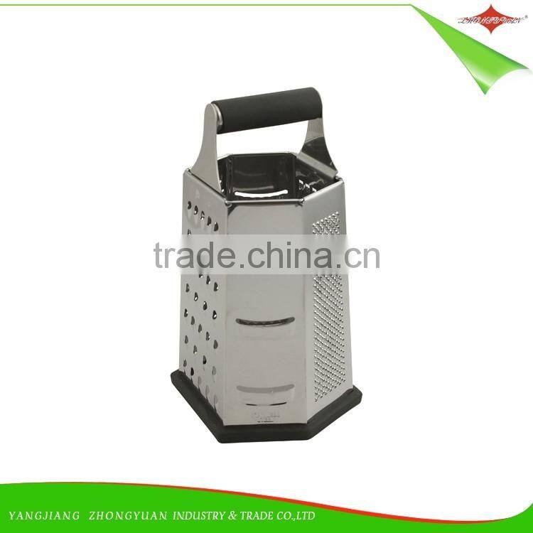 ZY-N5047 Multi 6 Sides Kitchen Stainless Steel Vegetable Slicer Grater