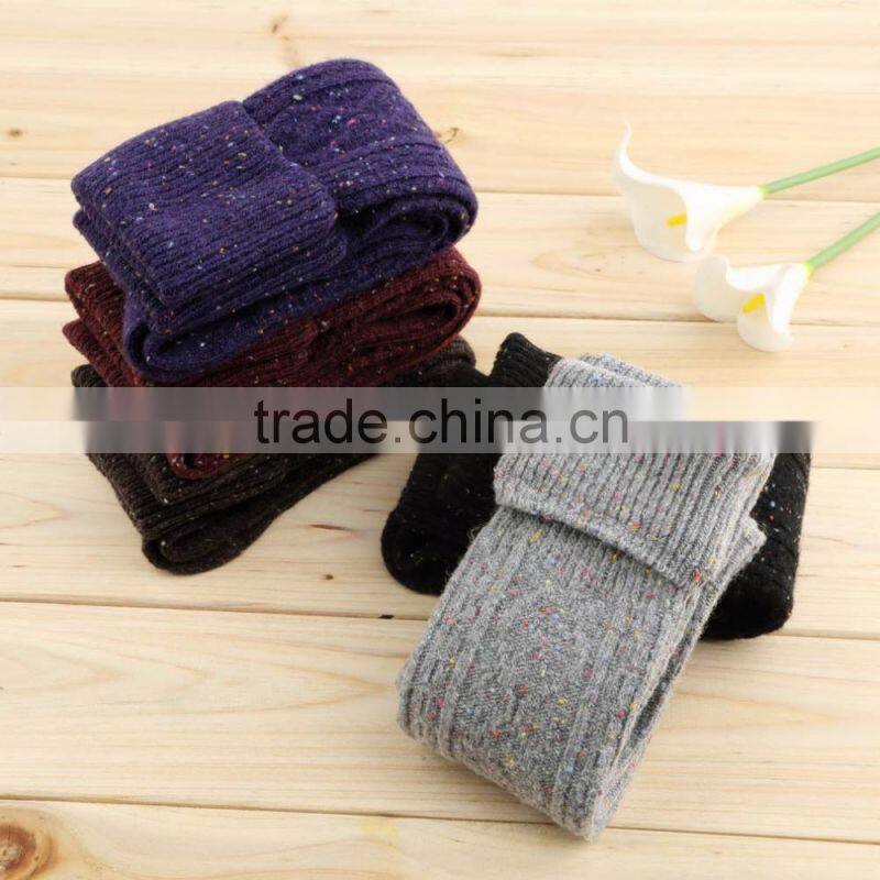 Fashion Sex sock Sexy Women Lace Boot Socks for Women Warm Women's Dot Wool Blend Long Knee High Winter Boot Socks New