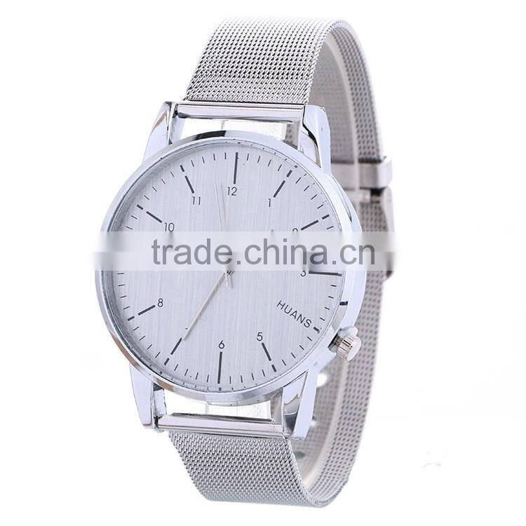Wholesale cheap stainless steel strap casual men's watch quartz decoration watch