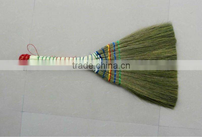 Korea new design natural silvergrass wooden handle broom