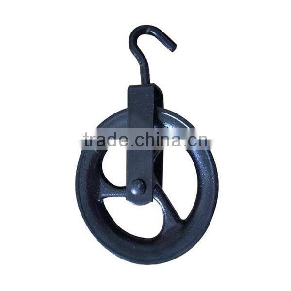 Diameter 20-32mm Black Wire Rope Pulley Block