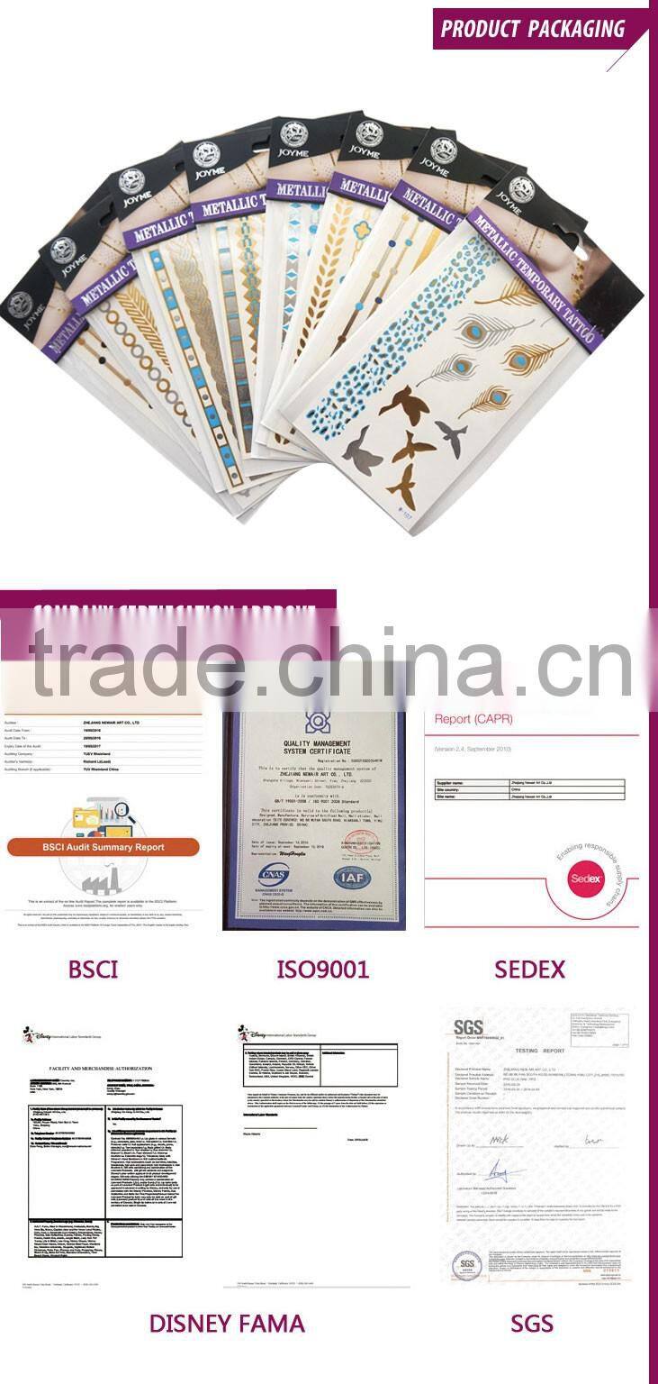 Promotional custom hand temporary tattoo sticker