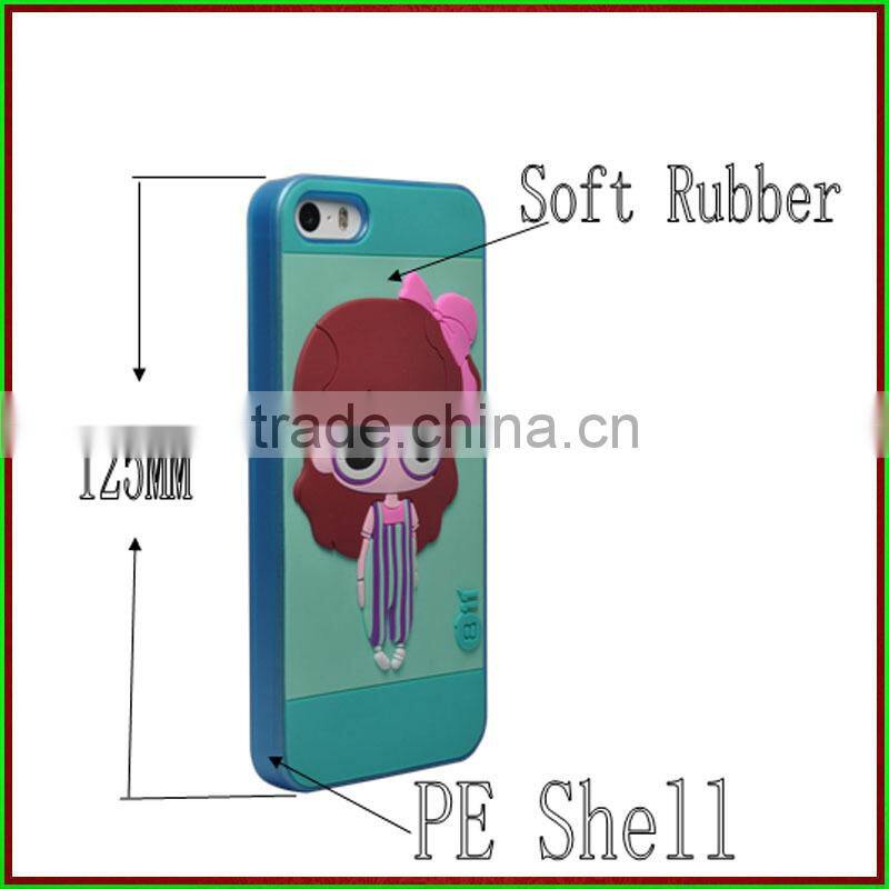 2015 Cute silicone mobile phone shell