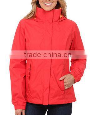 Women's 100% Nylon water proof hoodie jacket