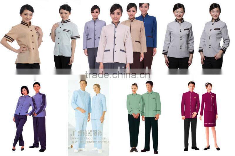 comfortable hotel uniform/lady suit for hotel reception