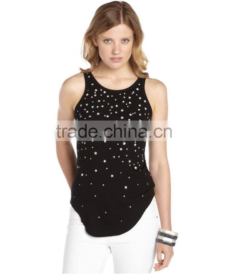 Tank top in bulk basic ribbed camisole tops 100% cotton