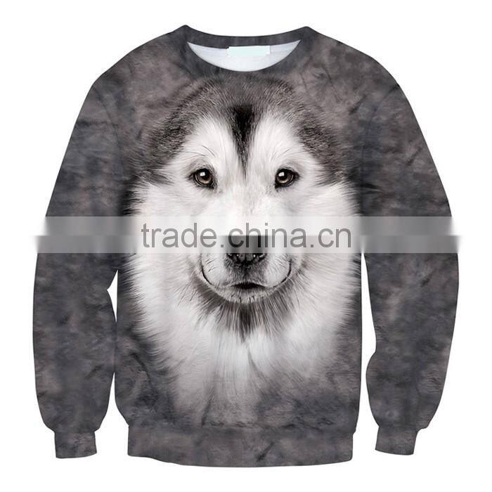 Hot sales high quality custom men stylish 3d printing sweatshirt