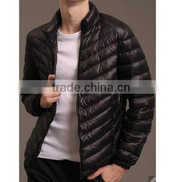 2015 260gsm Hot Sale Light Weight Waterproof Duck Down Jacket