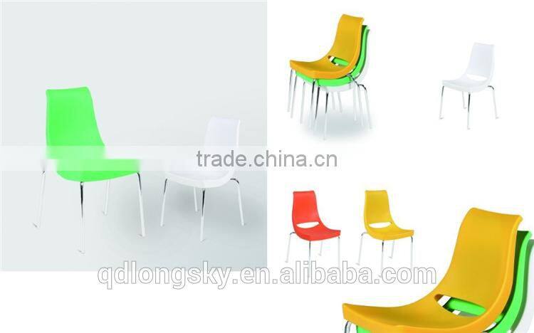 LS-4022 New designed modern cheap plastic chairs modern clear plastic chairs dining plastic chairs