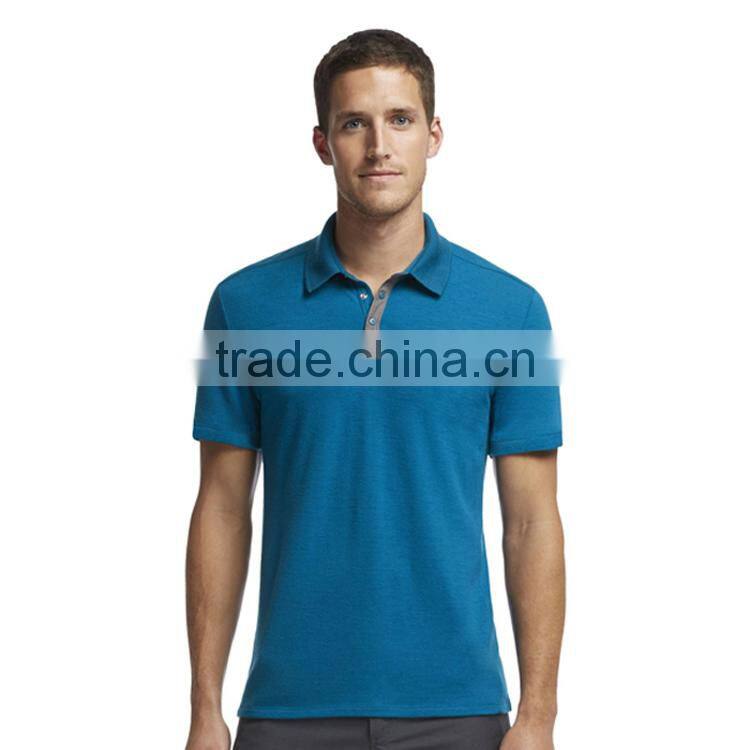 Merino wool men's t shirt men's Transport Short Sleeve Polo T-Shirt