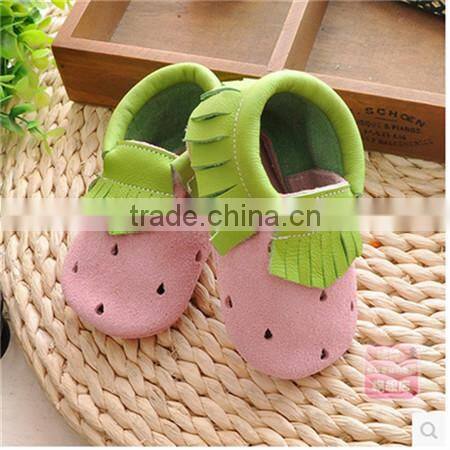 new fashion soft newborn suede moccasins baby girl shoe baby shoes