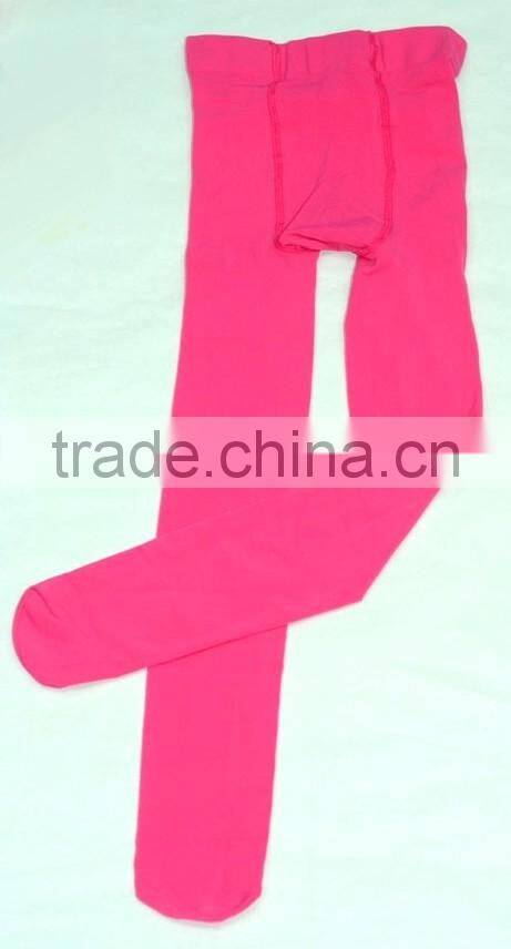 China supplier Plain Dyed Spring kids tights for girls