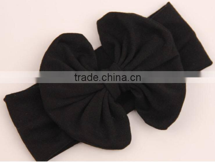 Dupioni Silk Baby Headband Kids Hair Accessories with Lace Rhinestone