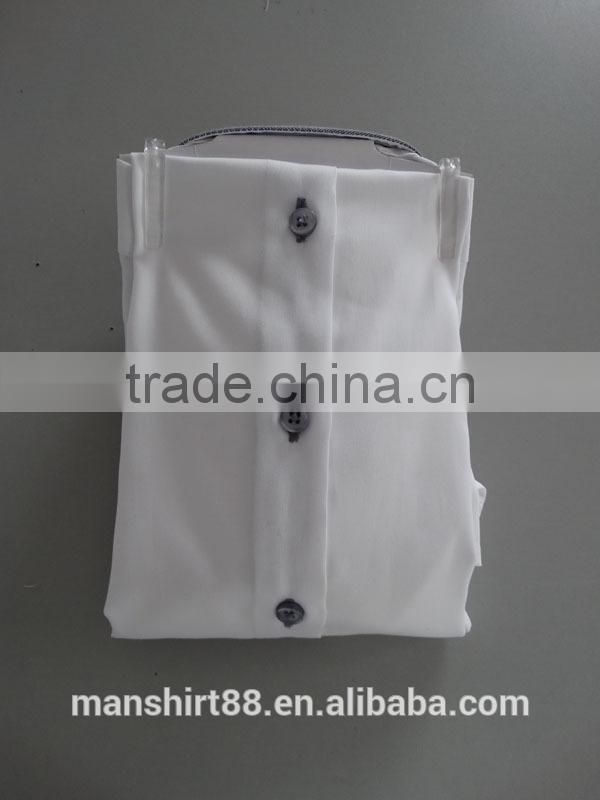 boy's special contrast collar and cuff casual shirt