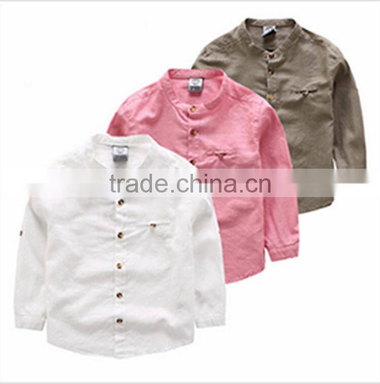 china factory sales directly simple boy blouse cotton t shirt for children