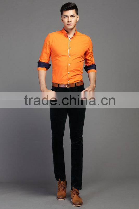 2015 Mens fashion dress shirts,floral printing man shirts,double collar stylish dress shirts