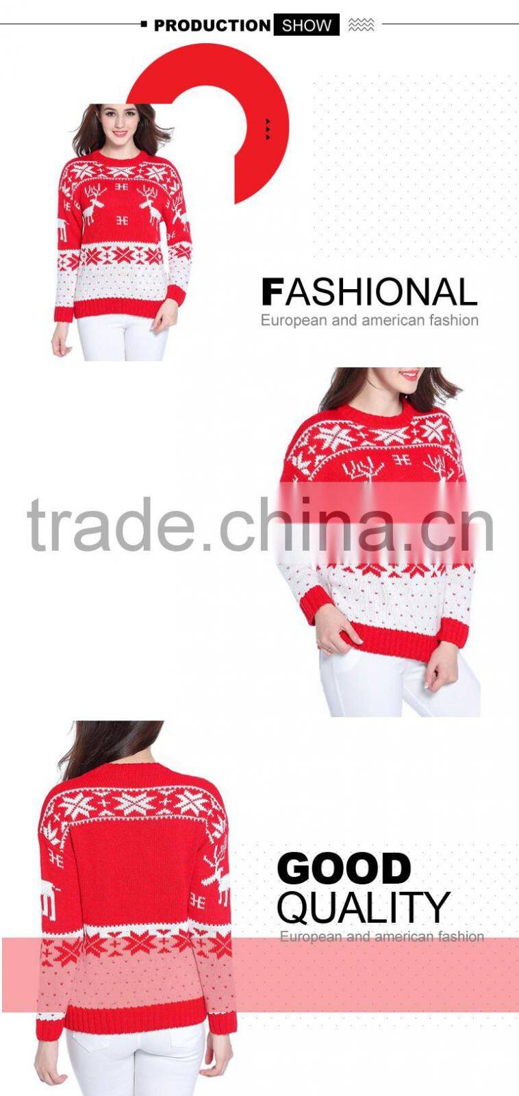 ugly christmas vintage Reindeers women cashmere jumper sweater