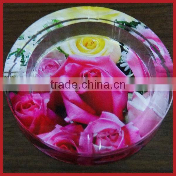 New Stely Fu Word Crystal Ashtray ,Red Crystal Ashtray For Popular Wholesale Festival Items