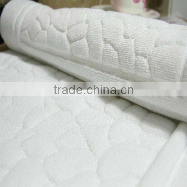 Top grade hotel towel floor mat towels with jacquard logo custom hot sale