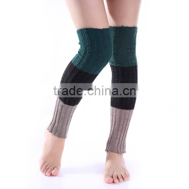 1 Pair Chic Womens Crochet Knit Leg Warmers Cuffs Toppers Boot Socks