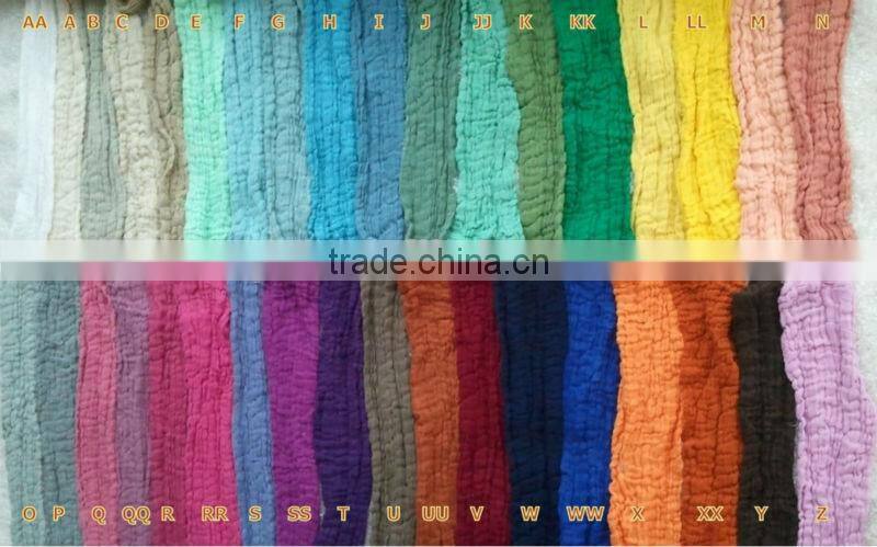 Light blue color cheesecloth baby photo prop cotton baby wrap