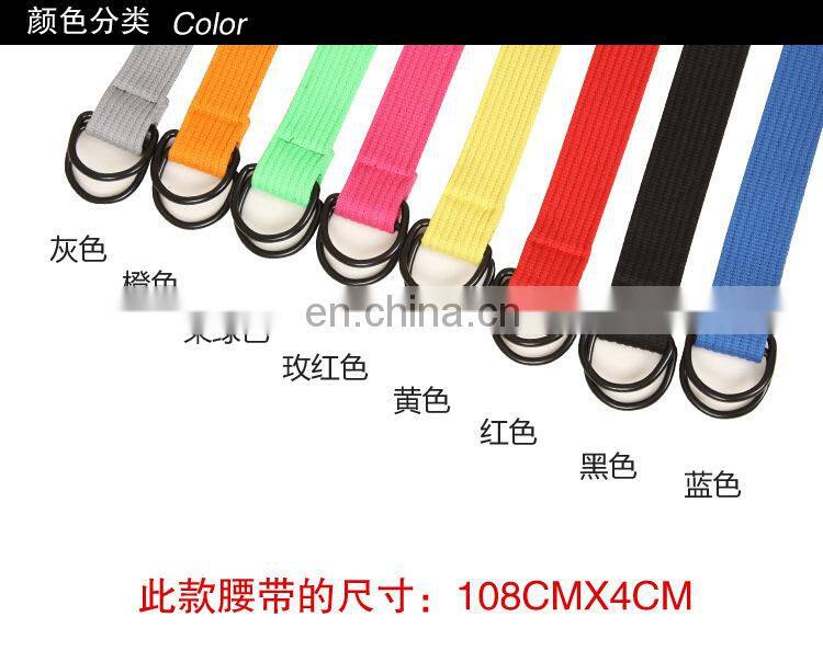 Fashion Canvas Braided Fabric Belts Women Belts
