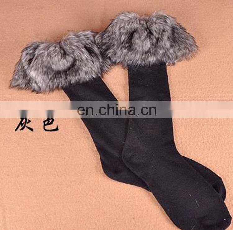 Winter Mid-calf Length Sock Fur Socks