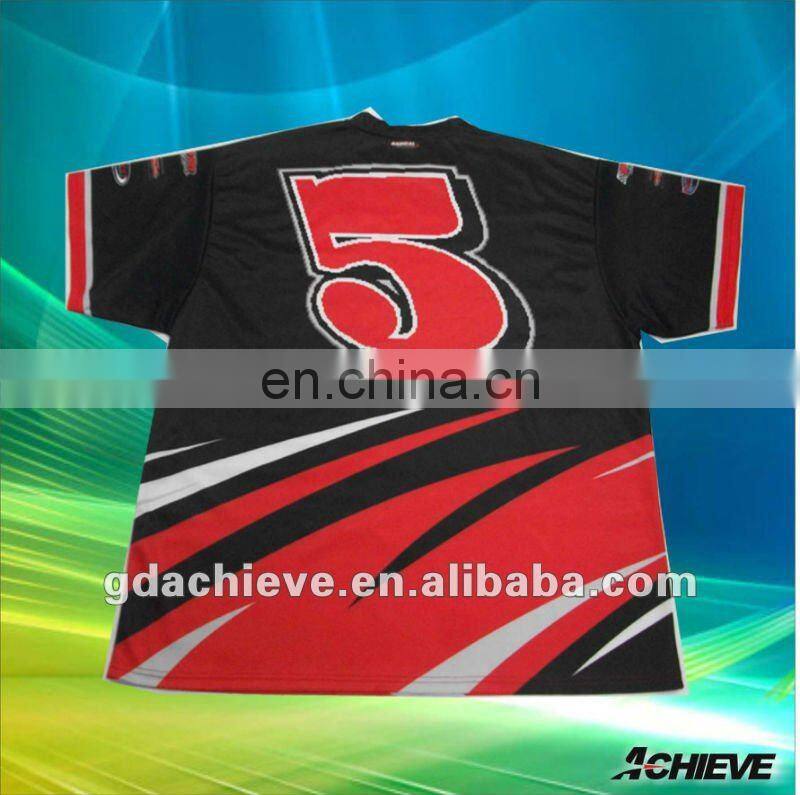 dye shirts racing jerseys high quality sublimation custom racing shirts