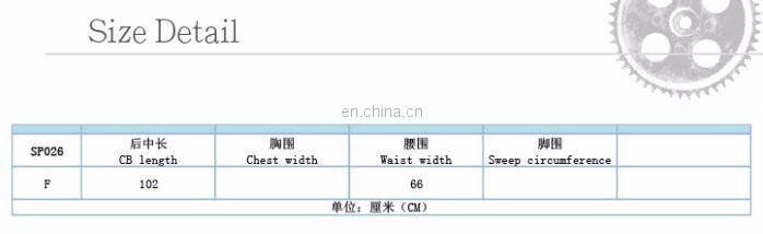 Steampunk short front long back skirt with a pocket