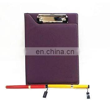 colorful fashion leather file folder for office