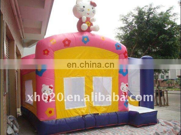 C047 Lovely Hello Kitty Inflatable bouncer slide combo