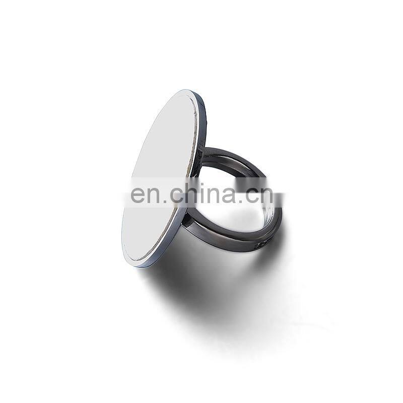 Imitation diamond Metal finger ring stent mobile phone holder