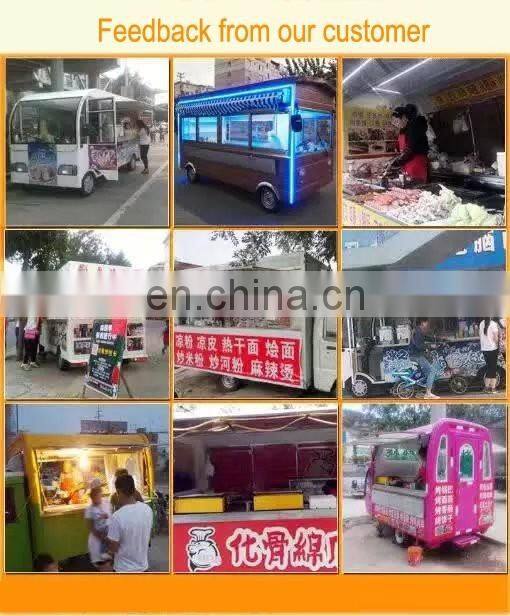 CE Multifunctional Food Kiosk China Mobile Food Cart Bakery Food Cart Trailer For Sale