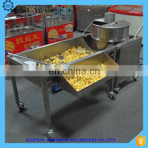 chocolate popcorn making machine with big capacity