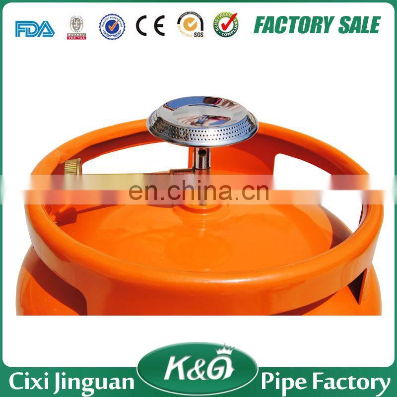 Low pressure and steel material LPG gas bottle in all sizes