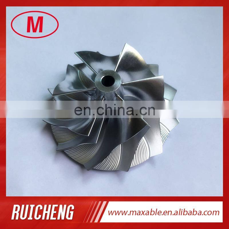 TD05H 20G upgrade reverse 56.58/73.04mm 6+6 blades tapered tip angle:30 Turbo Billet/milling/aluminum 2618 compressor wheel